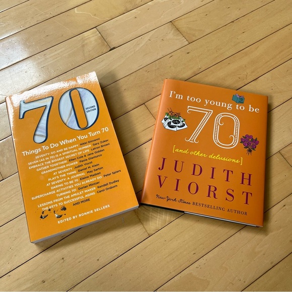 I'm Too Young To Be Seventy Hardcover Judith Viorst / 70 Things To Do When Lot - Picture 1 of 12
